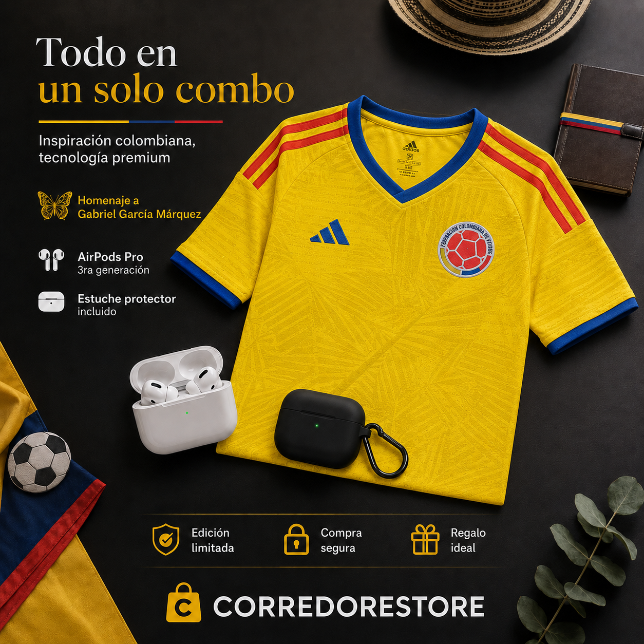 COMBO MUNDIALISTA (CAMISETA + AIRPODS)