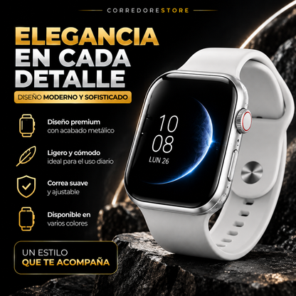 SMARTWATCH SERIE 12 (100 % SUMERGIBLE 💦 RESPONDE WHATSAPP + IMAGENES + TELEGRAM 📱)